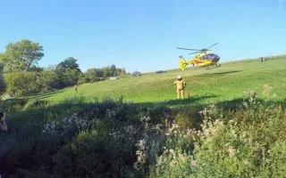 Akcja ratunkowa nad jeziorem Lubotyńskim przy pierwszym utonięciu w powiecie kolskim
