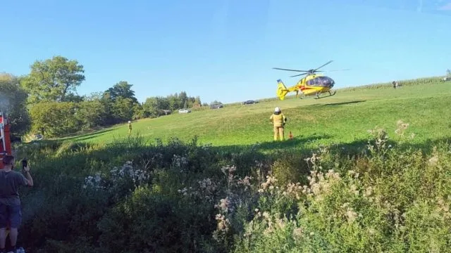Akcja ratunkowa nad jeziorem Lubotyńskim przy pierwszym utonięciu w powiecie kolskim