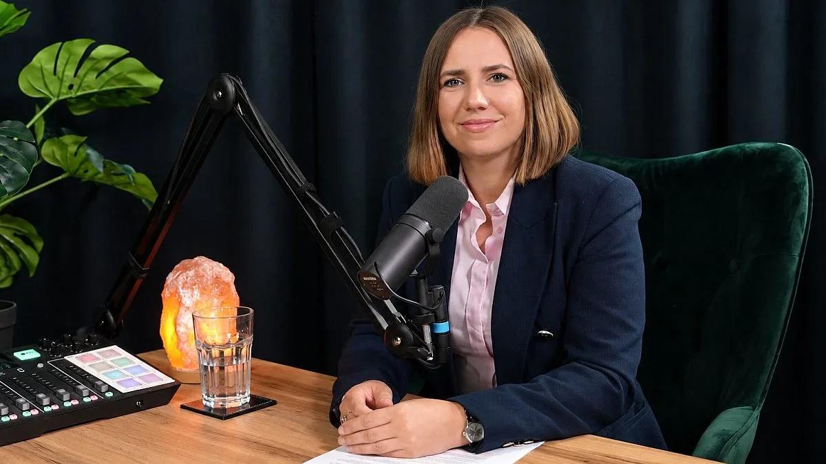 Anna Bryłka z Kłodawy podczas rozmowy o planach Kopalni Soli Kłodawa