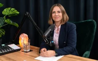 Anna Bryłka z Kłodawy podczas rozmowy o planach Kopalni Soli Kłodawa