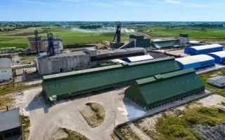 Kopalnia Soli Kłodawa - widok zakładu i infrastruktury produkcyjnej