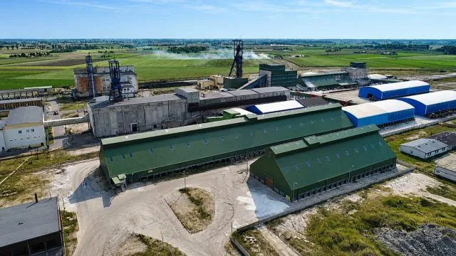 Kopalnia Soli Kłodawa - widok zakładu i infrastruktury produkcyjnej