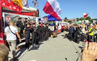 Protest w Kłodawie przeciw składowaniu odpadów w kopalni soli na targowisku